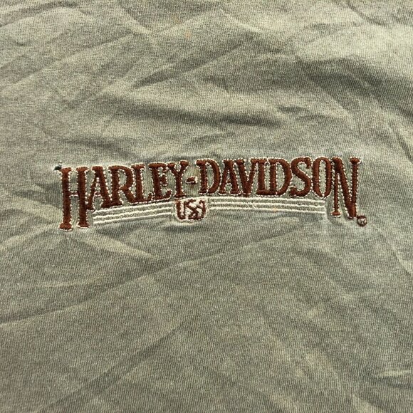 Vintage Harley-Davidson Men's T-Shirt Size XL Short Sleeve Embroidered - Picture 7 of 13